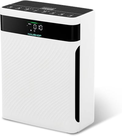 Luchtreiniger voor Allergieën met HEPA Filter - Air Purifier met CADR 250 m³/u en PM2.5 LED-Display - Stille 30 dB Slaapmodus tegen Stof, Pollen en Dierenhaar
