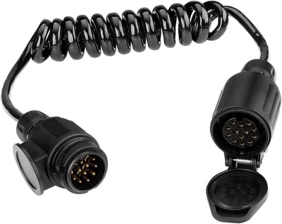 2 m 13-13 Pin Adapter Plug Verlengkabel Spiraalkabel voor Auto, Vrachtwagen en Camper