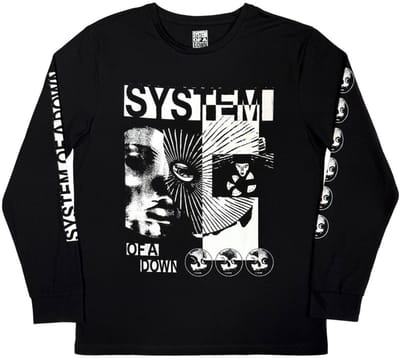 System Of A Down - Hypno HiContrast Longsleeve shirt - S - Zwart