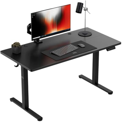 Mark Adler Leader 7.3 Elektrisch Verstelbaar Bureau - Zit-sta Bureau - Ergonomische Computertafel - 140x70 cm - Zwart