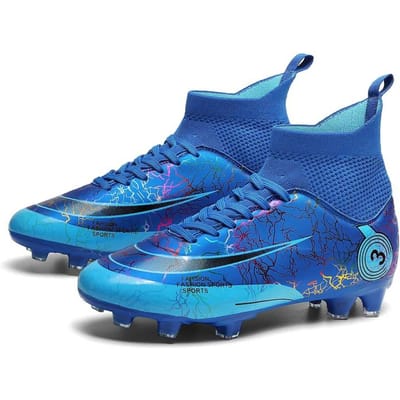 Heren Voetbalschoenen Voetbalschoenen Hoge Enkel Kinder Voetbalschoenen Training Sport Sneakers Ultralichte Gras Voetbalschoenen 31