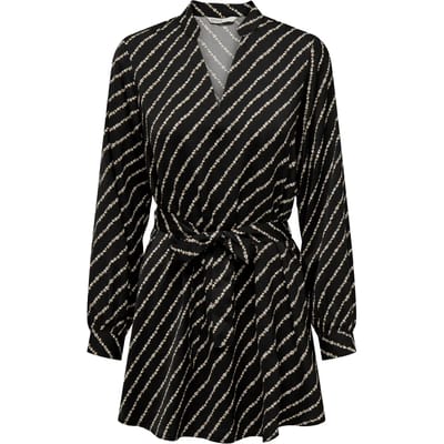 Damesjurk met lange mouwen en v-hals Only Onlthalia Bf Ptm