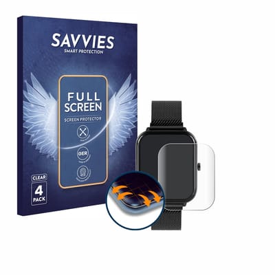Savvies - Screenprotector voor Reflex Active Series 44 - Folie Beschermfolie transparant volledig dekking 4 Stuks