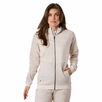 Swedemount Training Logo Zip Hood – Trainingssweater dames – Maat 36
