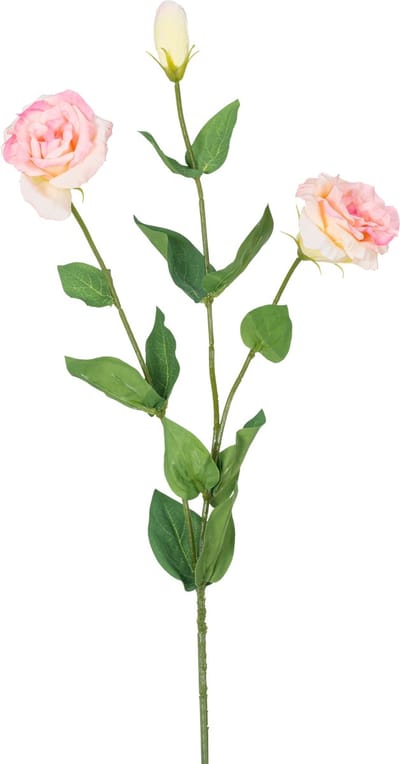 Easyplants | Kunst Eustoma Real Touch Lichtroze 72cm | Zijde | Nepbloemen | lichtroze | Onderhoudsvrij | Kant-en-klaar