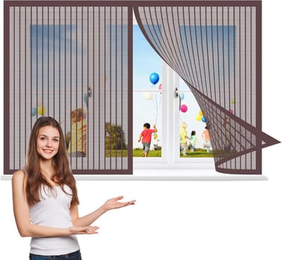 Magnetisch Hor Raam 95x135 CM - Insectenwerend en Wasbaar