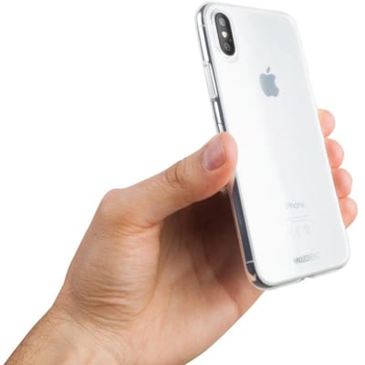 Nudient Thin Glossy Case Apple iPhone XS - Transparant