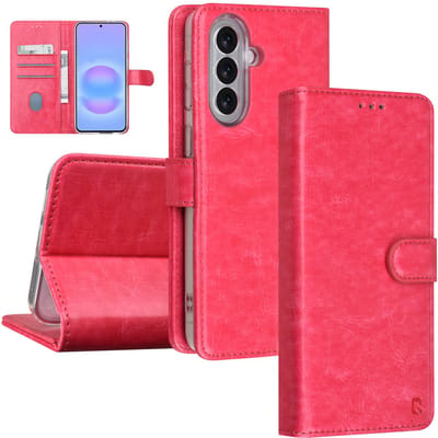 TUNIQ telefoonhoesje voor Samsung Galaxy A57 - met kaartsleuven - Roze