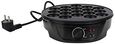 Takoyaki Machine - Octopus Ball Maker - Snacks Maken - 18 Roster - 4 cm Opening - Zwart
