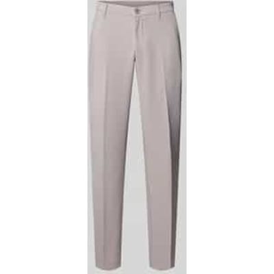 straight fit stoffen broek met persplooien
