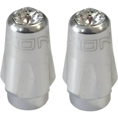 Bouchon van ventiel in 6061-aluminium met swarovski-kristal XON Presta (x2)