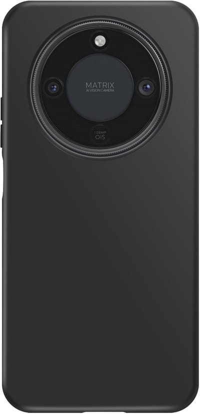 Mayaxess, Hoes voor Honor Magic 8 Lite van Zacht Schokbestendig Siliconen, Zwart