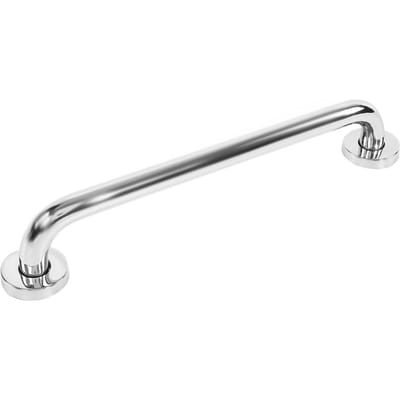 Barre d'appui de sécurité pour baignoire de salle de bain en acier inoxydable épaissi de 40 cm pour bain, douche, toilettes blanc