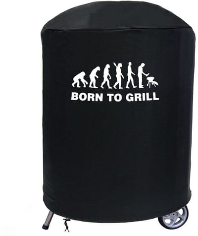 FEROCITY - Grillhoes - 59-69 cm x 90 cm - Waterdicht - UV-bestendig - Polyester - Zwart