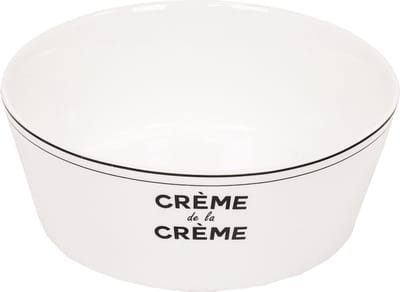 Housevitamin Schaal Crème De La Crème Newbone China 17,5x17,5x6,5cm Zwart/Wit