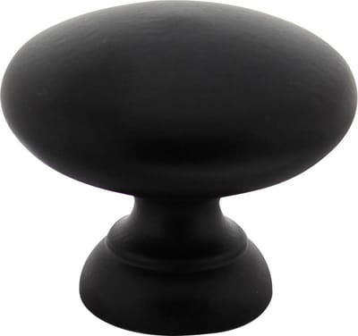 Intersteel Meubelknop paddenstoel Ø32 mm zwart