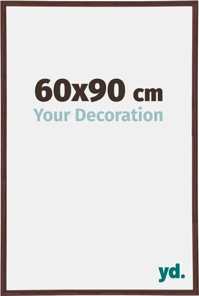Your Decoration - Fotolijst 60x90 cm - Kunststof - Bruin - Annecy