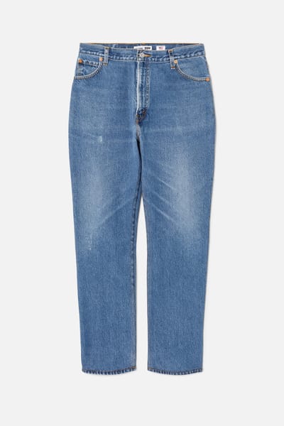RE/DONE 70s Straight Indigo Größe: W23 | Straight Jeans Outlet | Damen | Blau