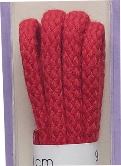 Ronilux Veter - Rood - Rond - Koord Veters - Lengte 90 cm - Dikte 4 mm - Schoenveter
