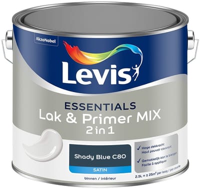 Levis - Essentials Lak & Primer Mix - Shady Blue C80 - Mengverf - 2,5 L