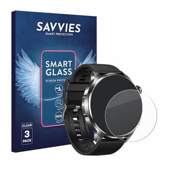 3 Stuks Savvies Screenprotector - geschikt voor SLOKSFil I136 1.52" - beschermfolie glas transparant