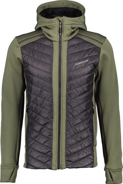 Didriksons ZUKO USX FULLZIP 2 Heren Outdoorvest - Deep Green - Maat S