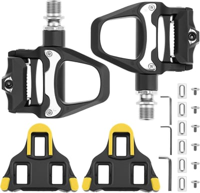 Fiets Pedalen - Klik Pedalen - Fietsen - Aluminium Legering - 9.9x9cm - Zwart