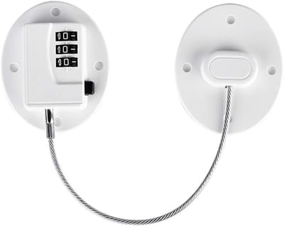 Veilige Koelkast Slot Kabel - Sterke Zelfklevende Code Lock voor Vrijblijvende Deuren en Lades - Ideaal voor Kindveiligheid en Inbraakpreventie