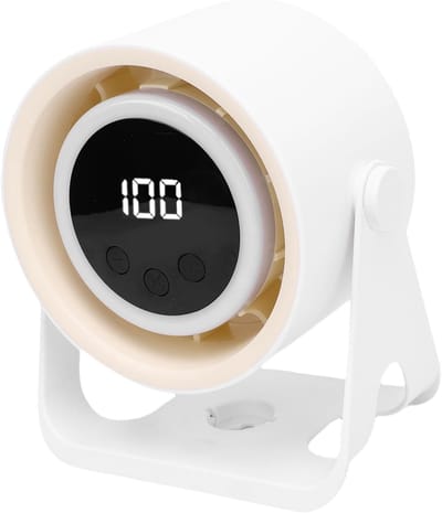 VHV - Nekventilator - nekventilator usb oplaadbaar - USB oplaadbaar, stil, met LED verlichting - voor wandelen, reizen, sport