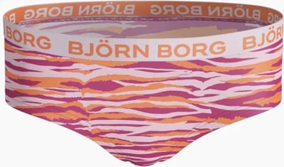 Björn Borg - Meisjes - Zebra Hipster 1-Pack - Multicolour/Oranje/Roze - Maat 158-164
