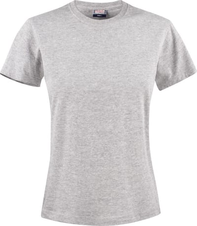 Printer HEAVY T-SHIRT LADY 2264014 - Grijs Mêlee - L