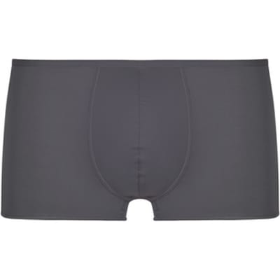 HOM Plumes trunk (1-pack) - heren boxer microfiber kort - antraciet grijs