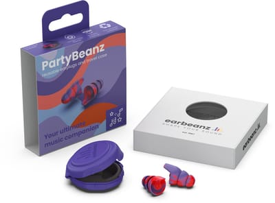 EarBeanz PartyBeanz Festival Oordoppen - Earplugs Festival - Geluidsdempende Muziekoordoppen - 19dB Gehoorbescherming - Ergonomische Oordopjes voor Festivals, Clubs en Concerten - Gemeleerd