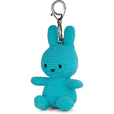 Bon Ton Toys Knuffel - Miffy ECO Corduroy - 23 cm - Teal