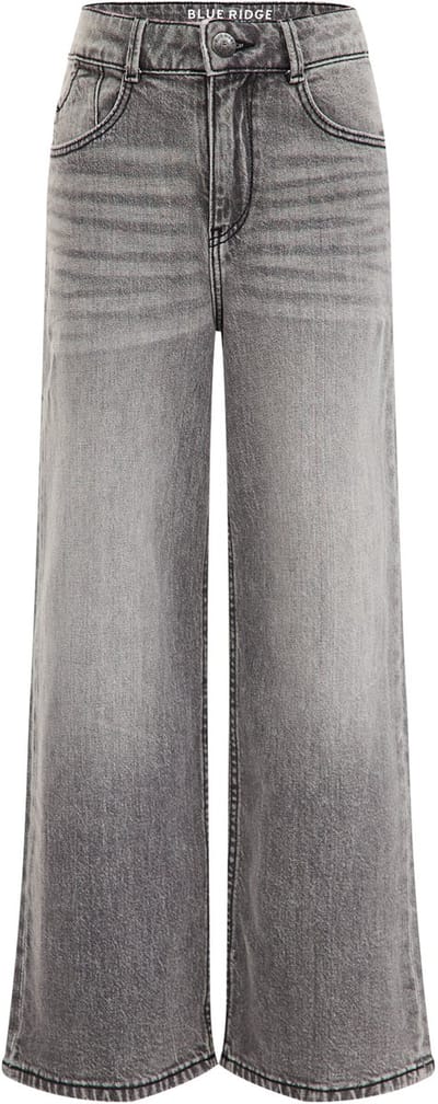 WE Fashion Meisjes wide leg jeans met stretch