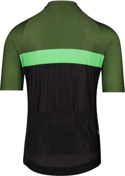 BIORACER Icon - Fietsshirt Zomer - Heren - Groen Colorblock - Korte Mouw - Ademend & Aansluitend - Maat M