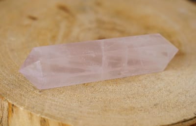 Rozenkwarts dubbeleinder - edelstenen - Perfect cadeau voor vrouwen - Inclusief uitleg - Spiritueel - Rosequartz - Liefde - Connectie - Trauma - Healing - Gebroken Hart - Verlies - Verdriet - 100% NATUURLIJK