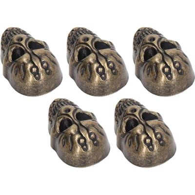 50 sets Schedel Klinknagels Enkel 25x16mm DIY Geest Hoofd Punk Stijl Galvaniseren Zinklegering Schedel Knop
