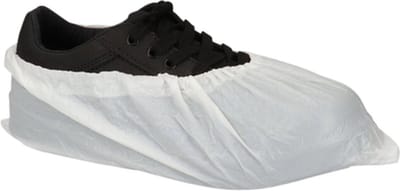 Schoenovertrek cmt 70mu geruwd maat 36-46 cpe wit | 20 stuks
