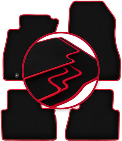 CARLUX-RED automatten voor: Nissan Juke F15 crossover (2010-2017)