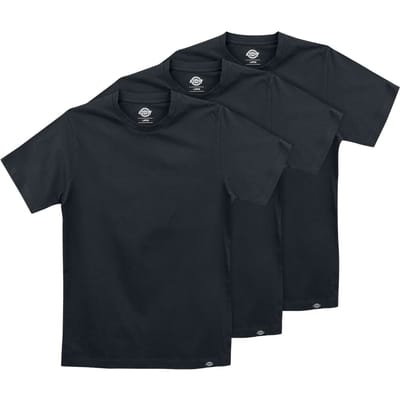 Dickies T-shirt - Dickies T-shirt set van 3 - S tot XXL - voor Mannen - zwart