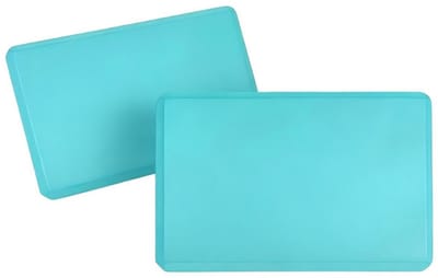 Yogablokken — 2 pack— 23 x 15,2 x 7,6 cm — Hulpstenen — Schuimstenen— hoge dichtheid — Professioneel hulpmiddel voor dans, stretchen & yoga — Verbetert balans en flexibiliteit — Geschikt voor Pilates, meditatie en andere oefeningen.
