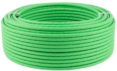 Netzwerkkabel-LAN-Verlegekabel, cat. 8.2, S/FTP, GHMT Zertifizierung, grün, 50,0m