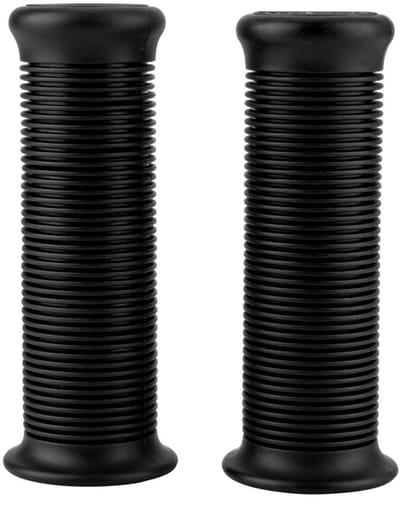 Dailygoods - Dailygoody - Motorfiets Handvatten - Antislip Rubber Grip - Comfortabel en Duurzaam - Zwart - Bar End Thruster Grip - Geschikt voor 1 inch 25mm handgr