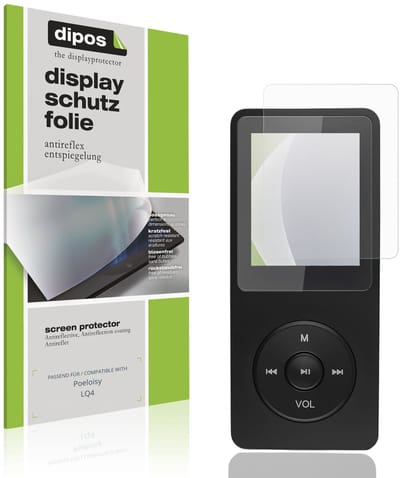dipos – 4x Matte Beschermfolie geschikt voor Poeloisy LQ4 | Krasbestendige & antireflecterende Screenprotector Ultra-Thin