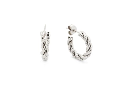 Glow - 107.1430.00 - Oorringen - Zilver - Gerhodineerd - 12mm