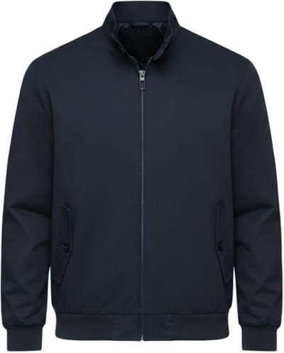 OMBRE Jas - Katoen - Lange Mouw - Rits Marine S