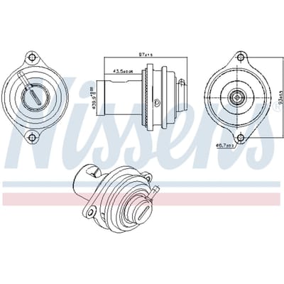 EGR-klep NISSENS 98411