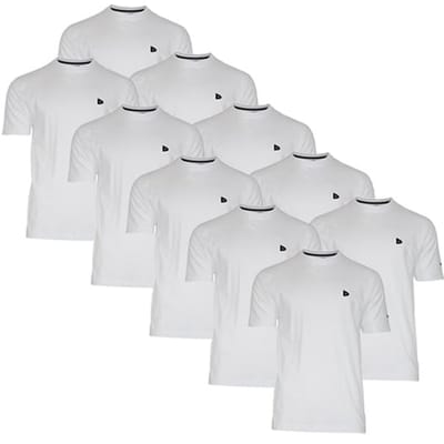10-Pack Donnay - T-shirt (Vince) - Sportshirt - Heren - White (001) - maat L