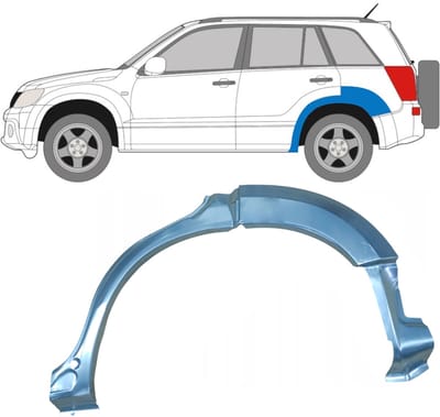 Reparatiepaneel achterspatbord voor Suzuki Grand Vitara 2005-2014 / Links